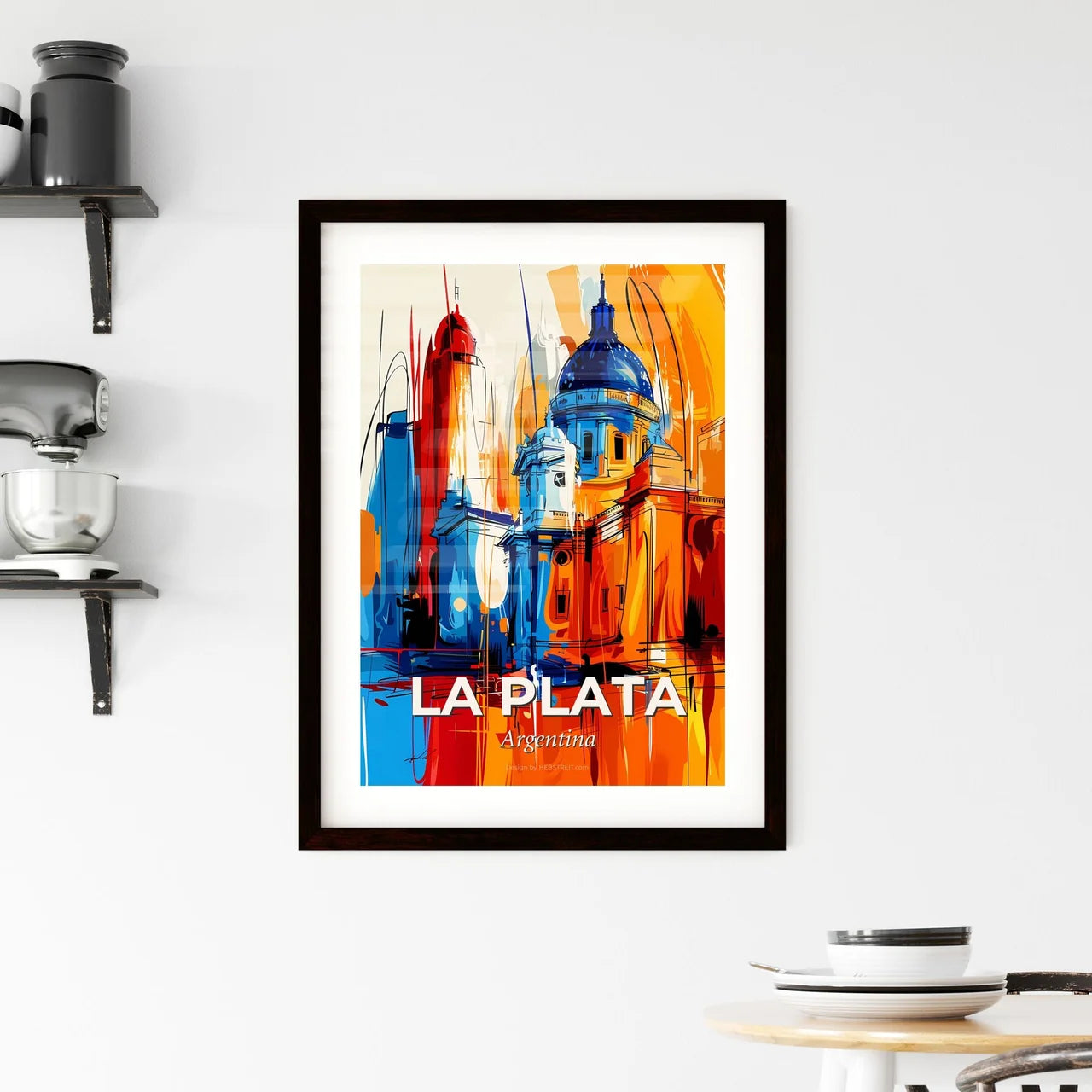 Vibrant La Plata, Argentina Framed Print