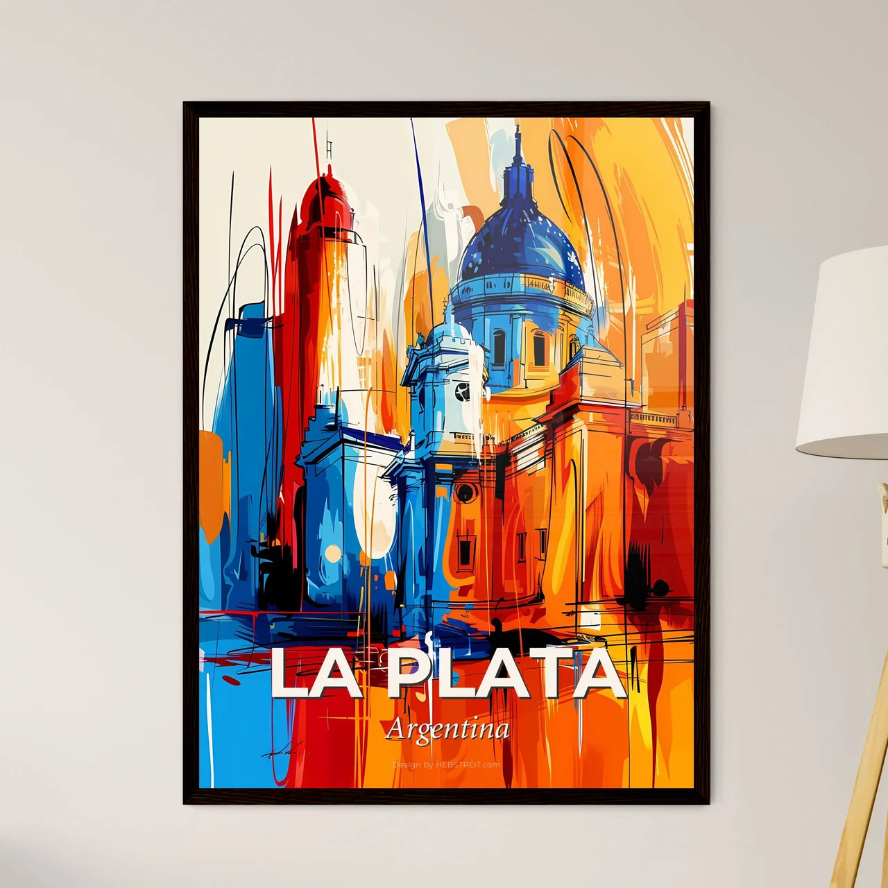 Vibrant La Plata, Argentina Art Print