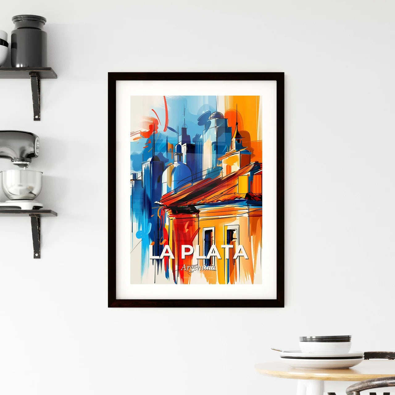 Vibrant La Plata, Argentina Framed Print