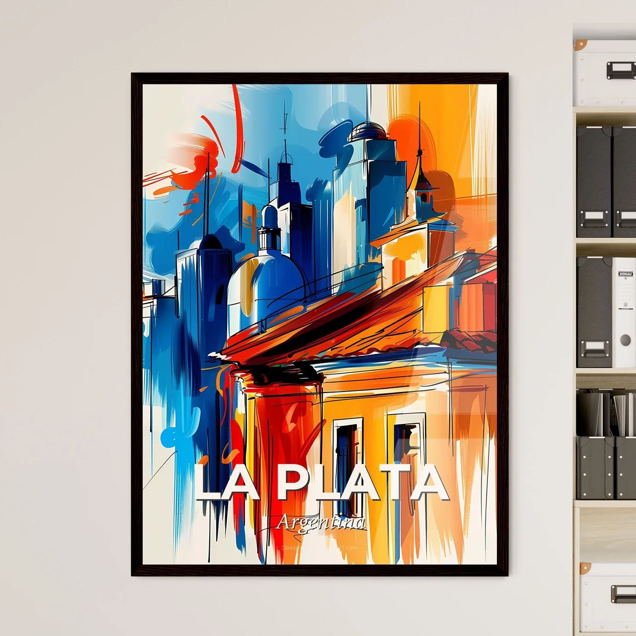 Vibrant La Plata, Argentina Art Print