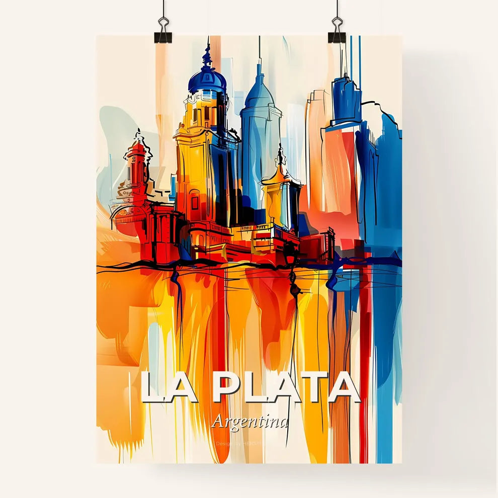 Vibrant La Plata, Argentina Poster
