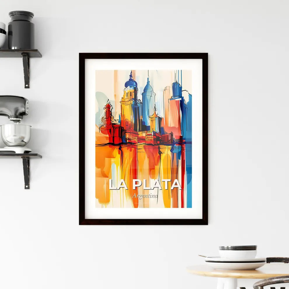 Vibrant La Plata, Argentina Framed Print