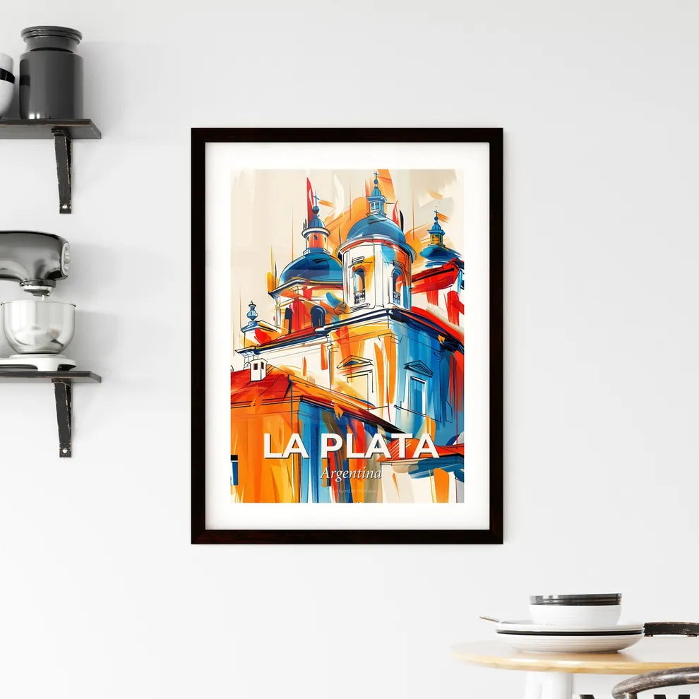 Vibrant La Plata, Argentina Framed Print