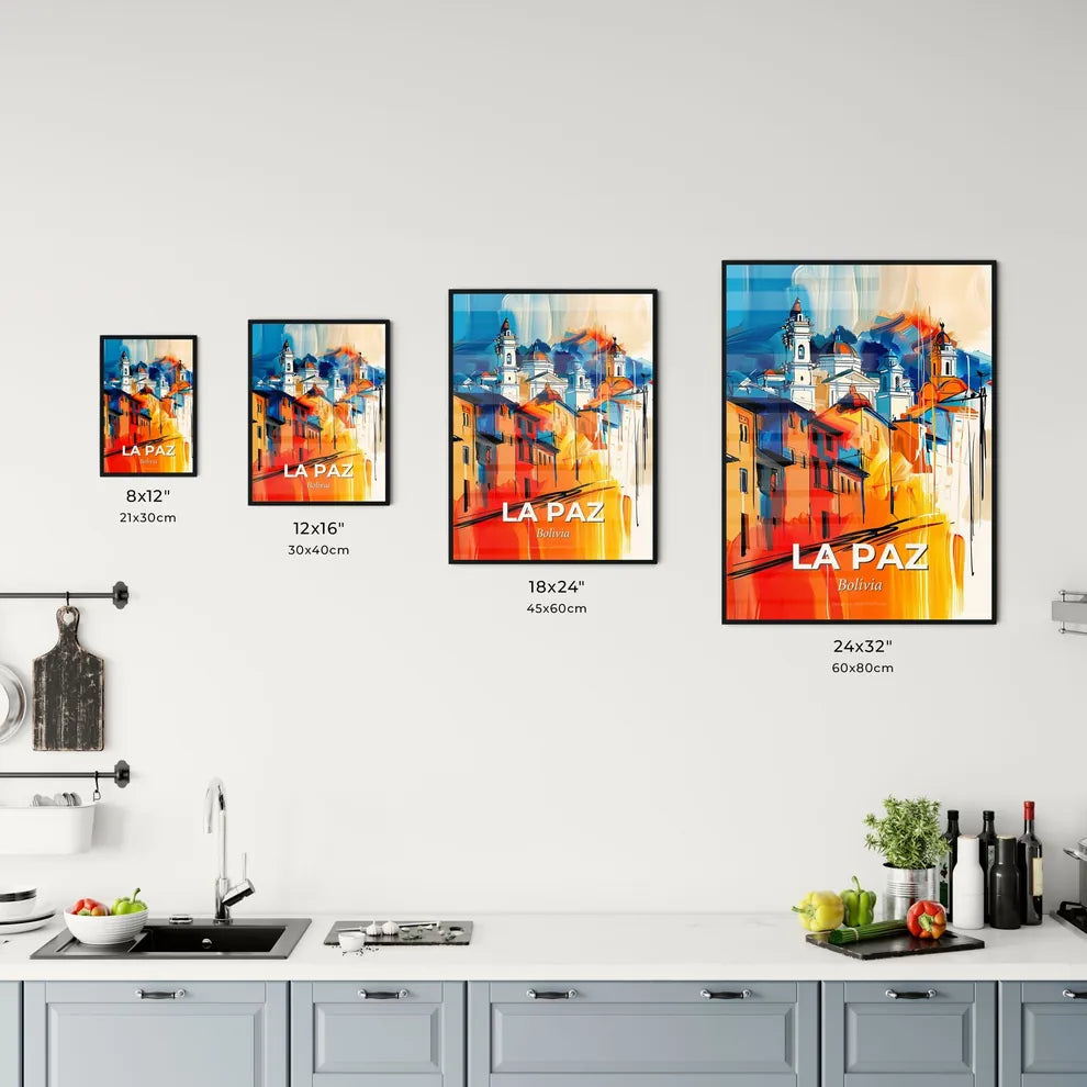 Vibrant La Paz, Bolivia Kitchen Art