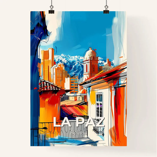 Vibrant La Paz, Bolivia Poster