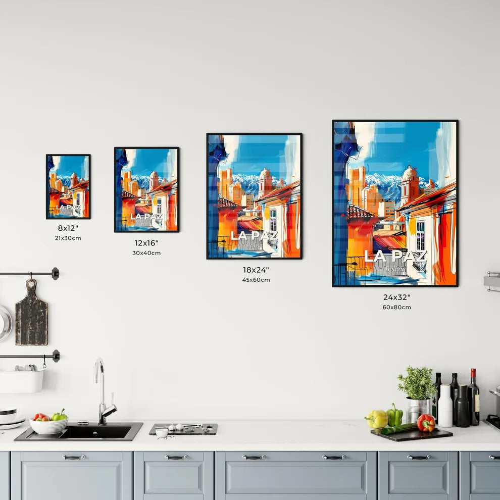 Vibrant La Paz, Bolivia Kitchen Art