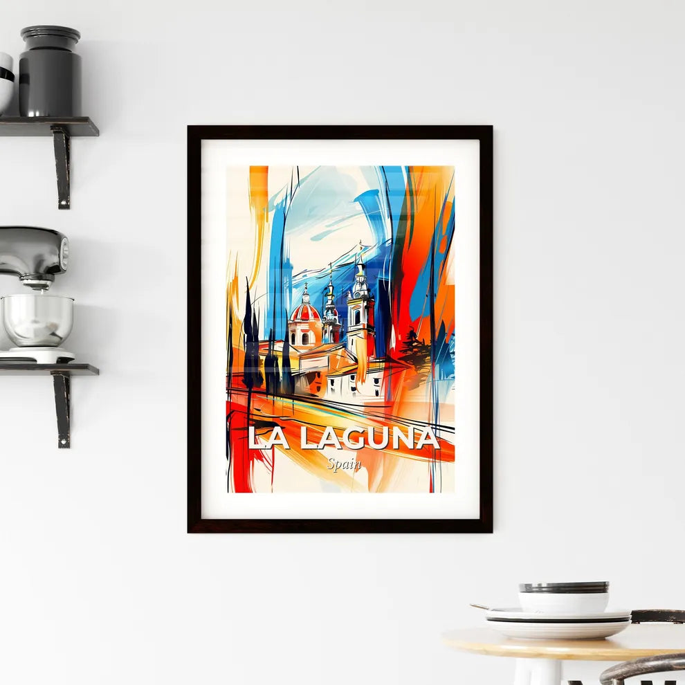 Vibrant La Laguna, Spain Framed Print