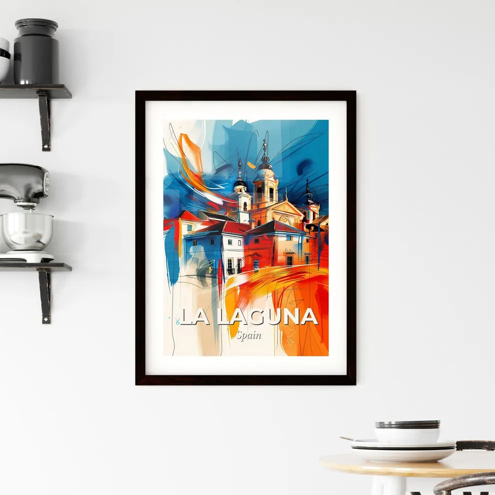 Vibrant La Laguna, Spain Framed Print
