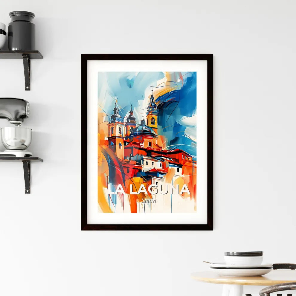 Vibrant La Laguna, Spain Framed Print