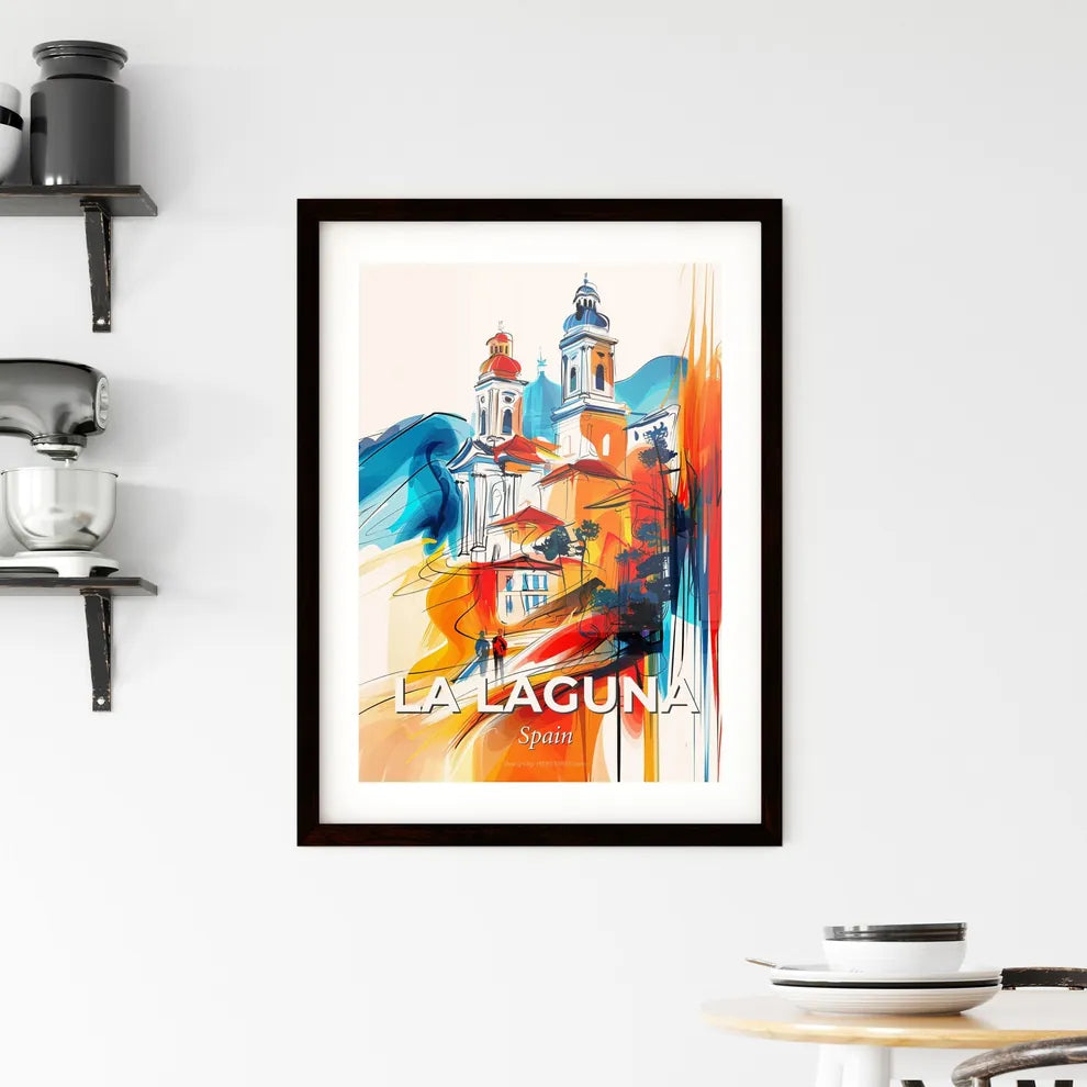 Vibrant La Laguna, Spain Framed Print