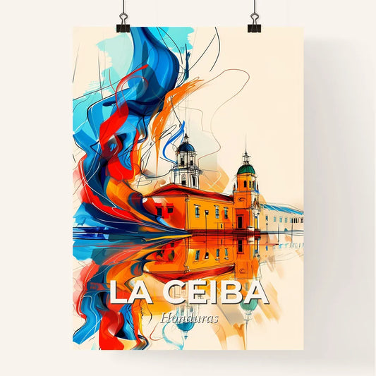 Vibrant La Ceiba, Honduras Poster
