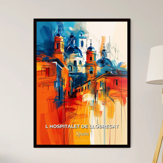 Vibrant L Hospitalet De Llobregat, Spain Art Print