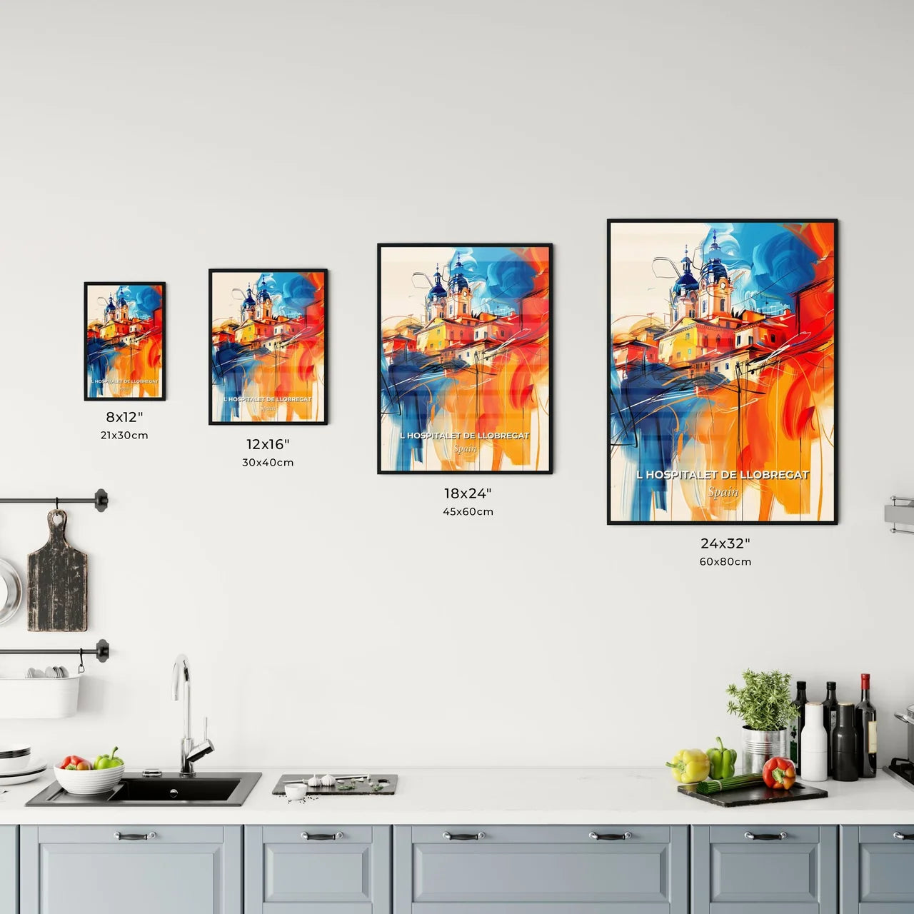 Vibrant L Hospitalet De Llobregat, Spain Kitchen Art
