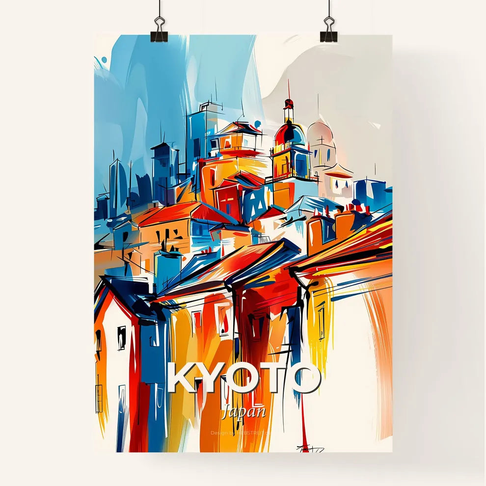 Vibrant Kyoto, Japan Poster