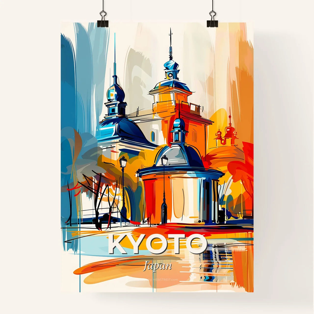 Vibrant Kyoto, Japan Poster