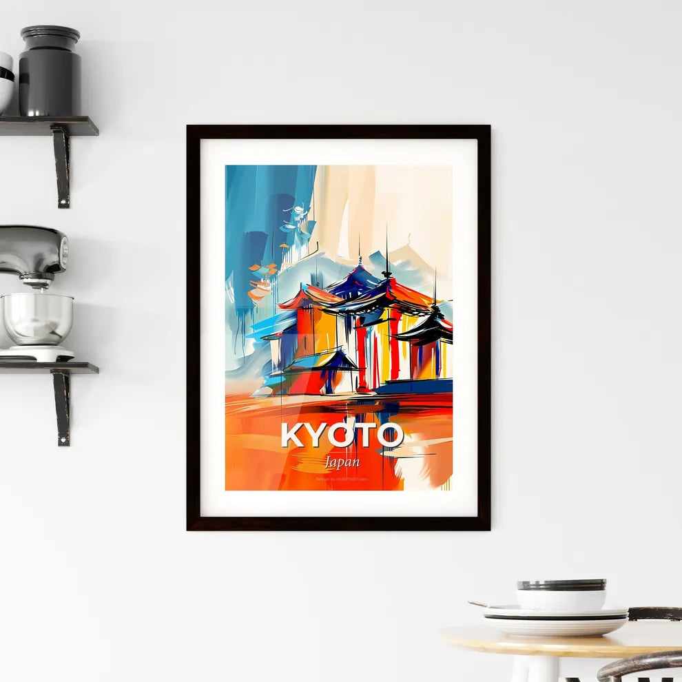 Vibrant Kyoto, Japan Framed Print