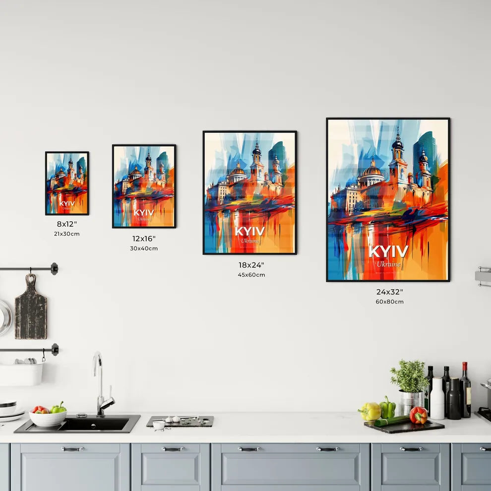 Vibrant Kyiv, Ukraine Kitchen Art