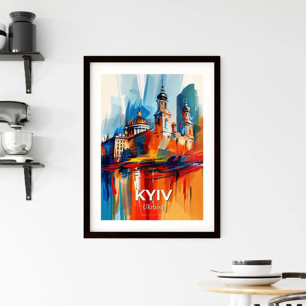Vibrant Kyiv, Ukraine Framed Print