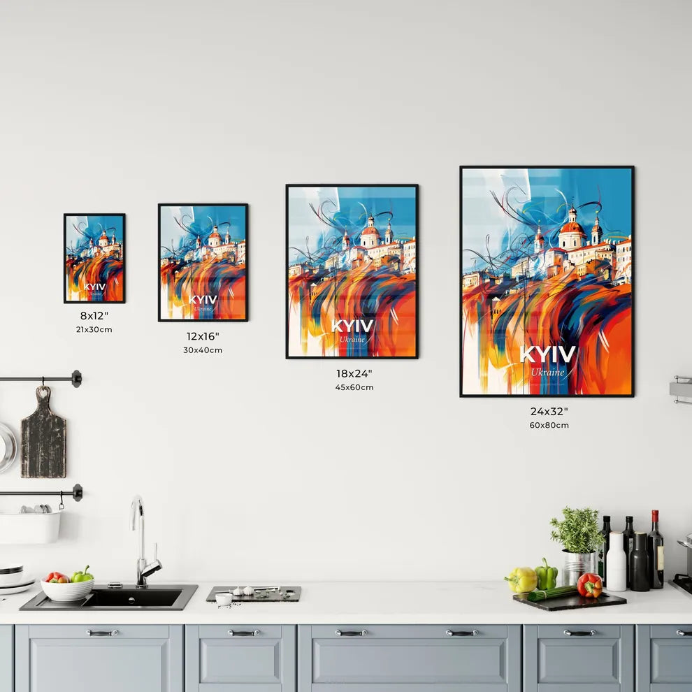 Vibrant Kyiv, Ukraine Kitchen Art