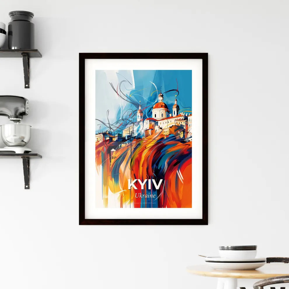Vibrant Kyiv, Ukraine Framed Print