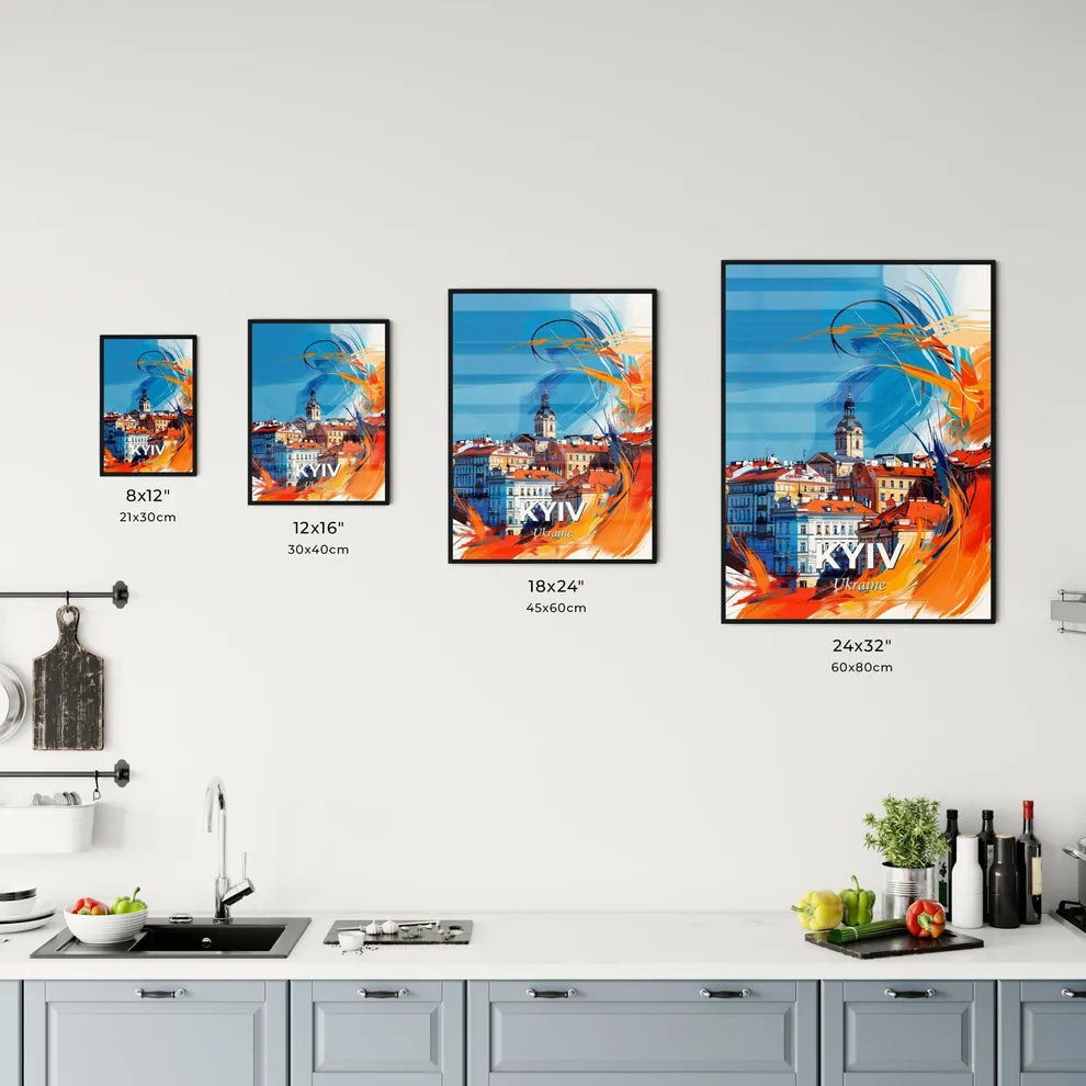 Vibrant Kyiv, Ukraine Kitchen Art