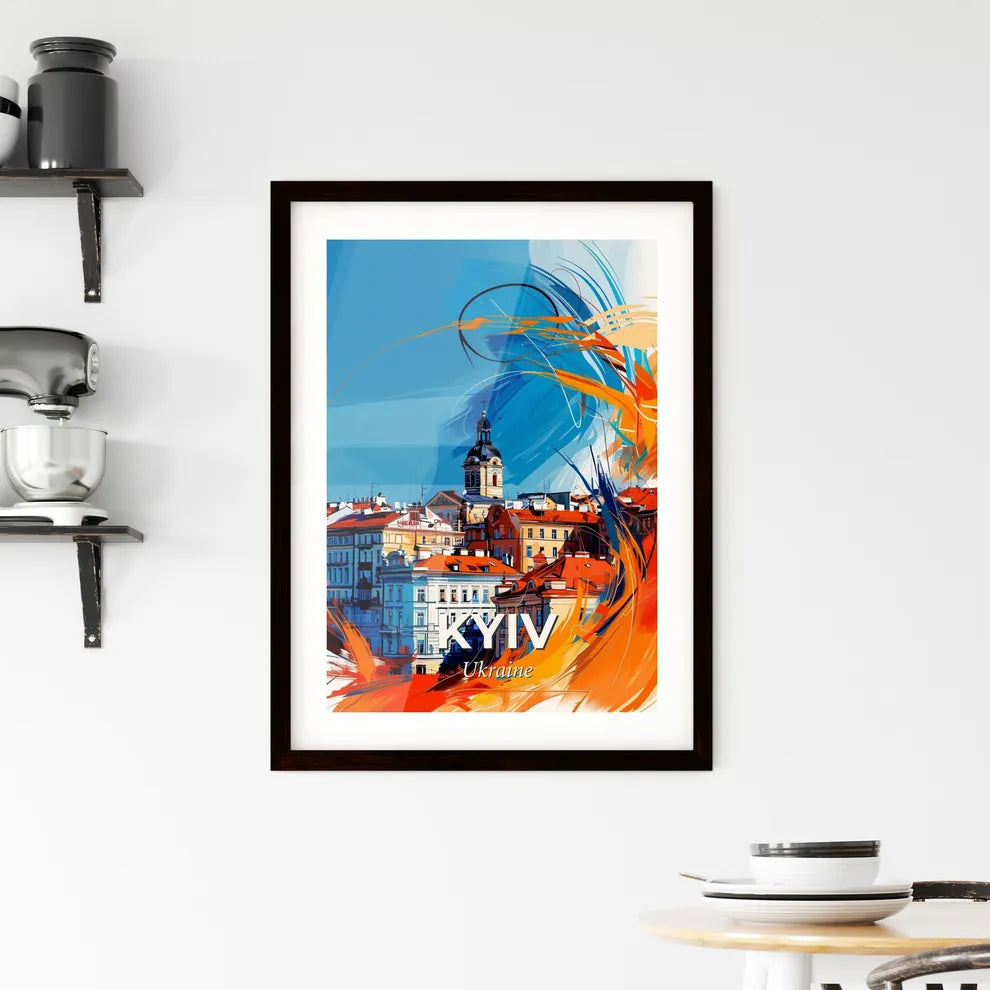 Vibrant Kyiv, Ukraine Framed Print