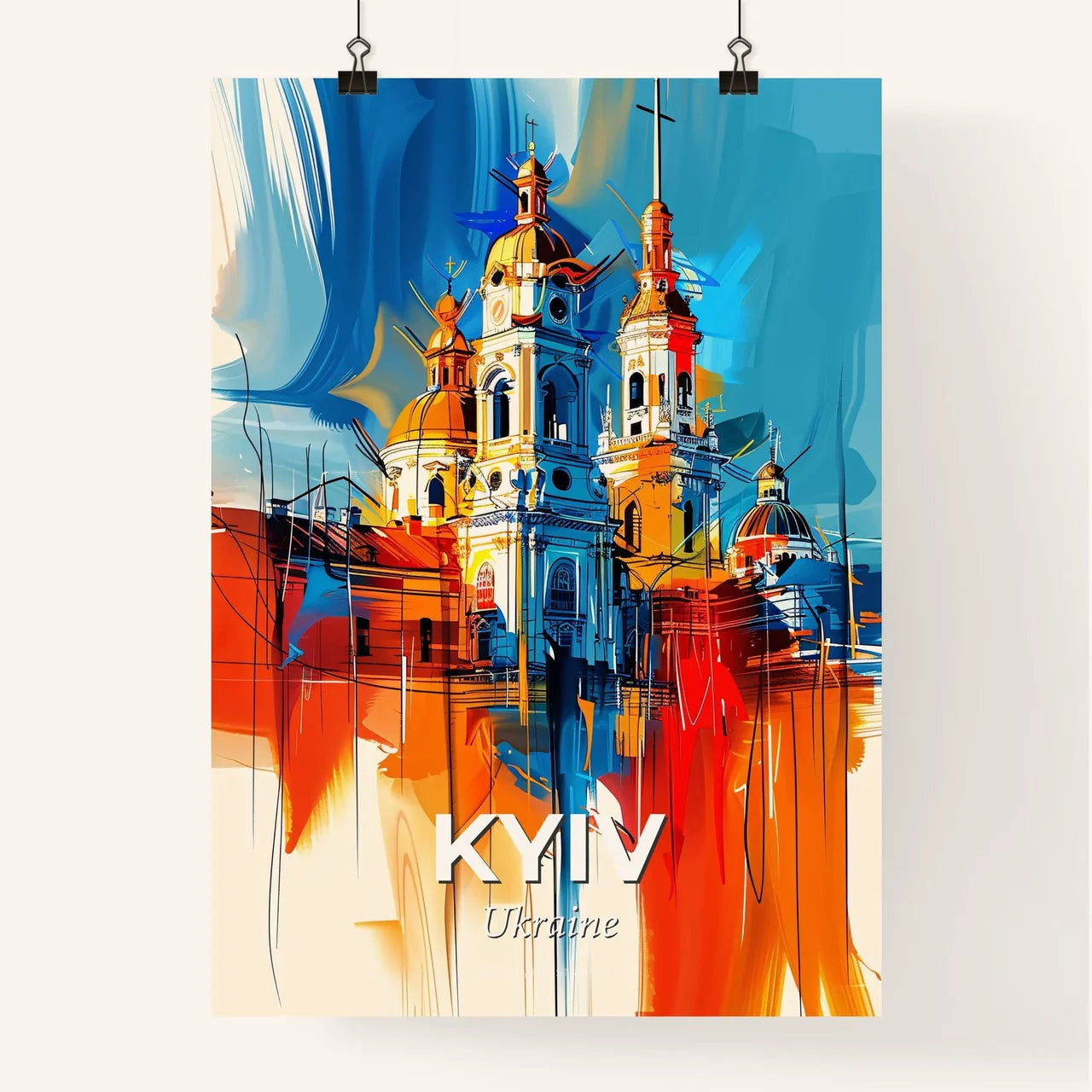 Vibrant Kyiv, Ukraine Poster