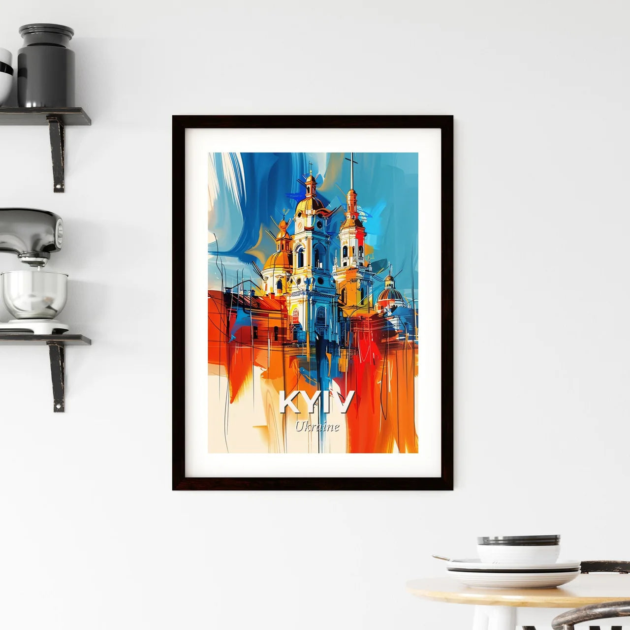 Vibrant Kyiv, Ukraine Framed Print