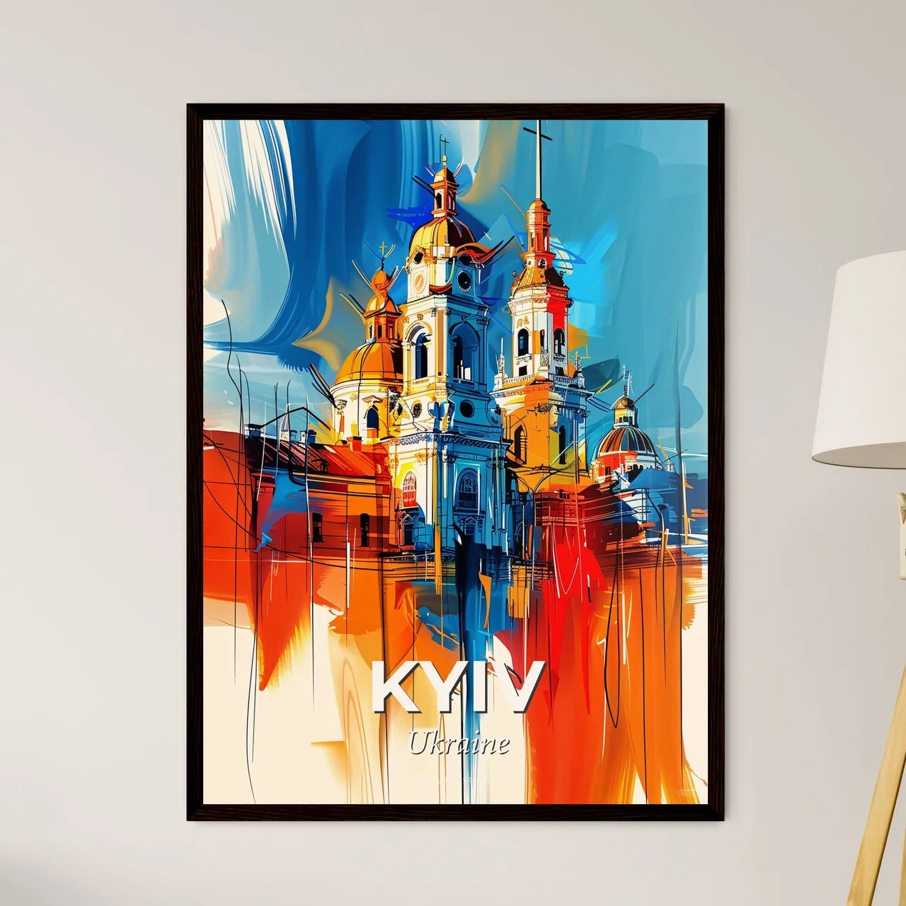 Vibrant Kyiv, Ukraine Art Print