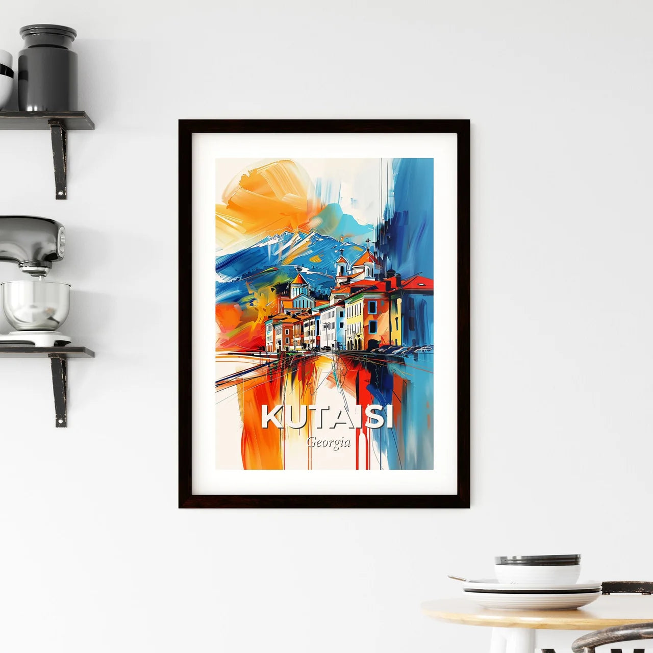 Vibrant Kutaisi, Georgia Framed Print