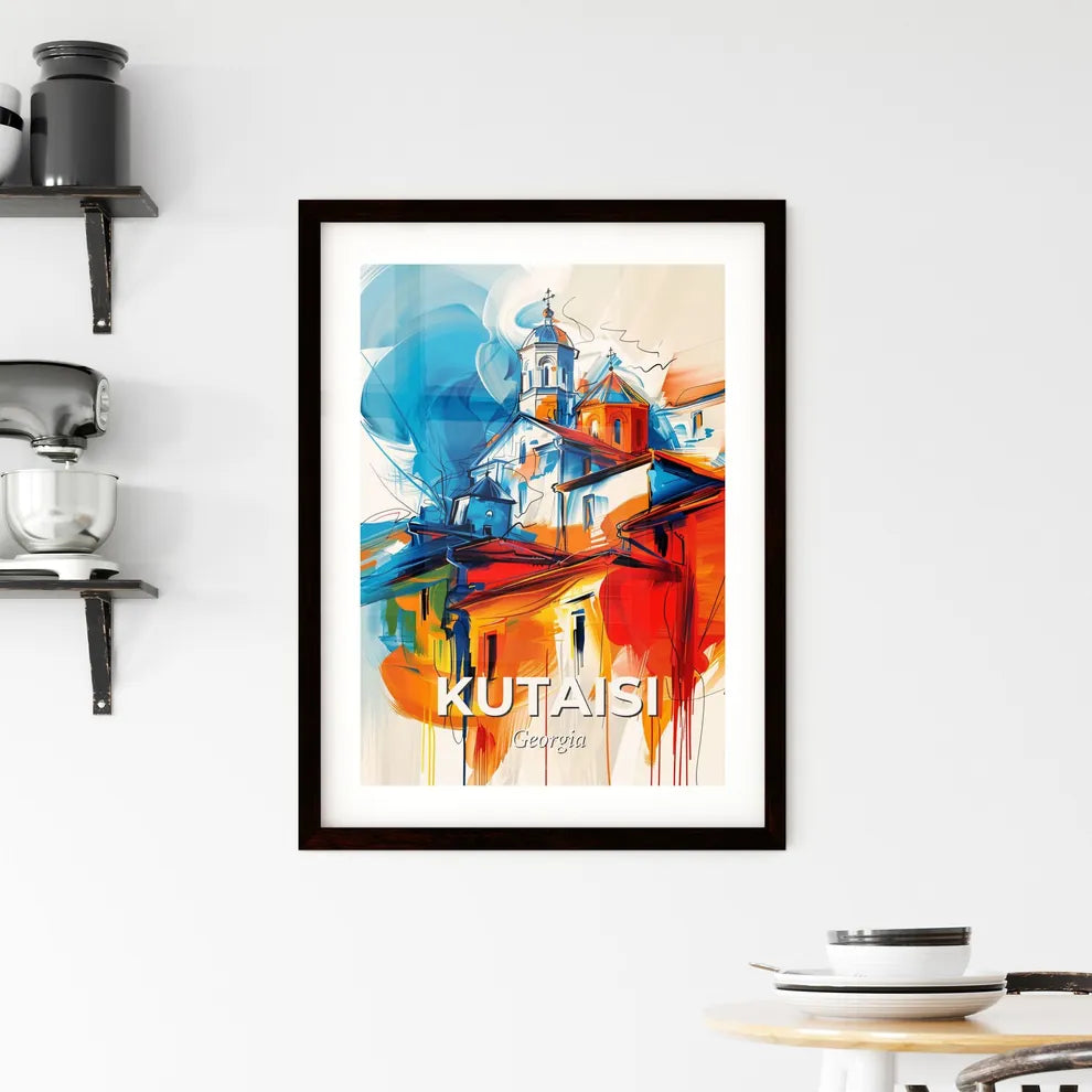 Vibrant Kutaisi, Georgia Framed Print