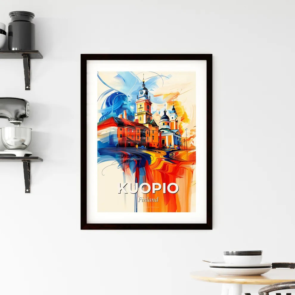 Vibrant Kuopio, Finland Framed Print