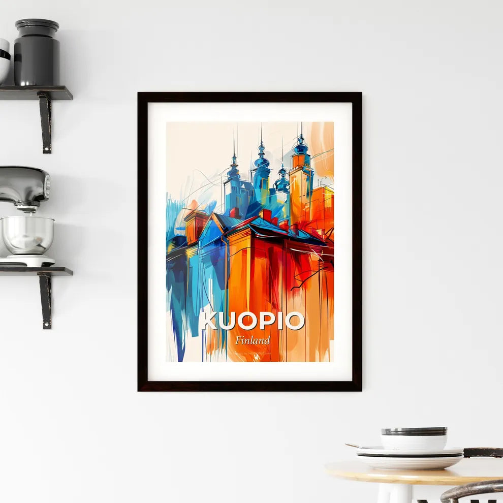Vibrant Kuopio, Finland Framed Print