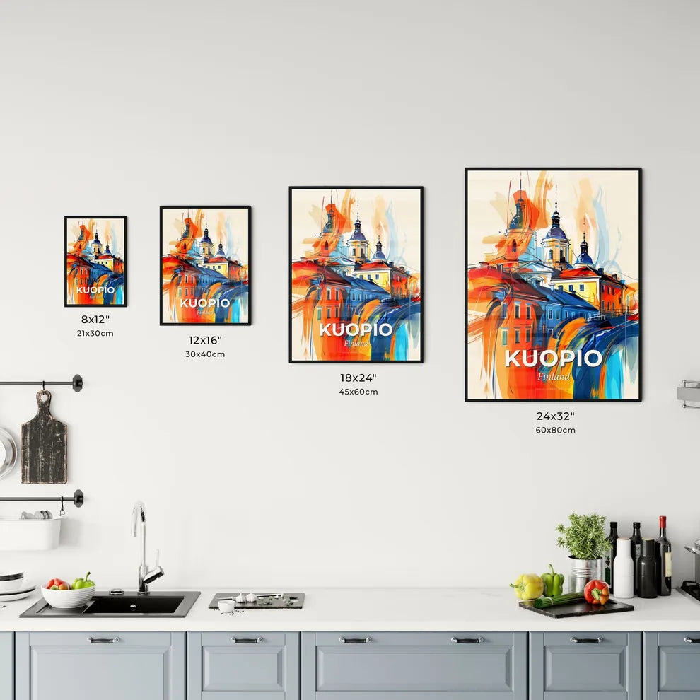 Vibrant Kuopio, Finland Kitchen Art