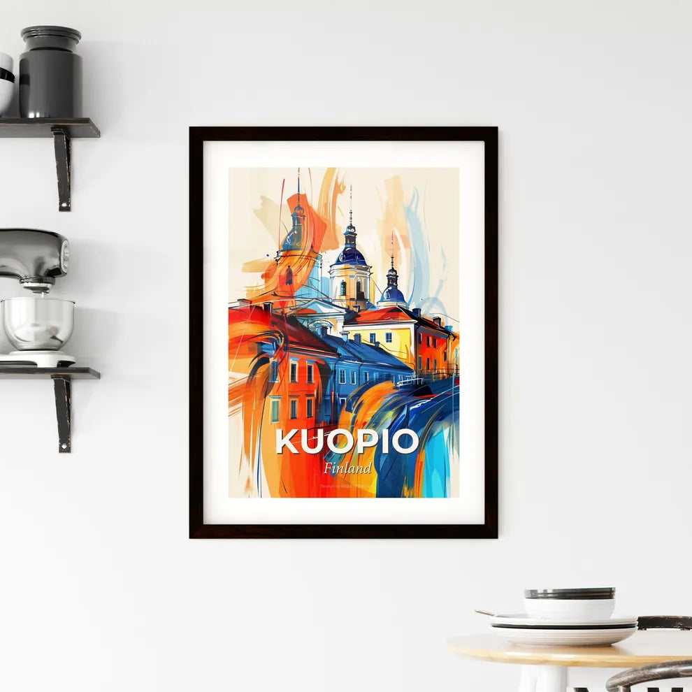 Vibrant Kuopio, Finland Framed Print
