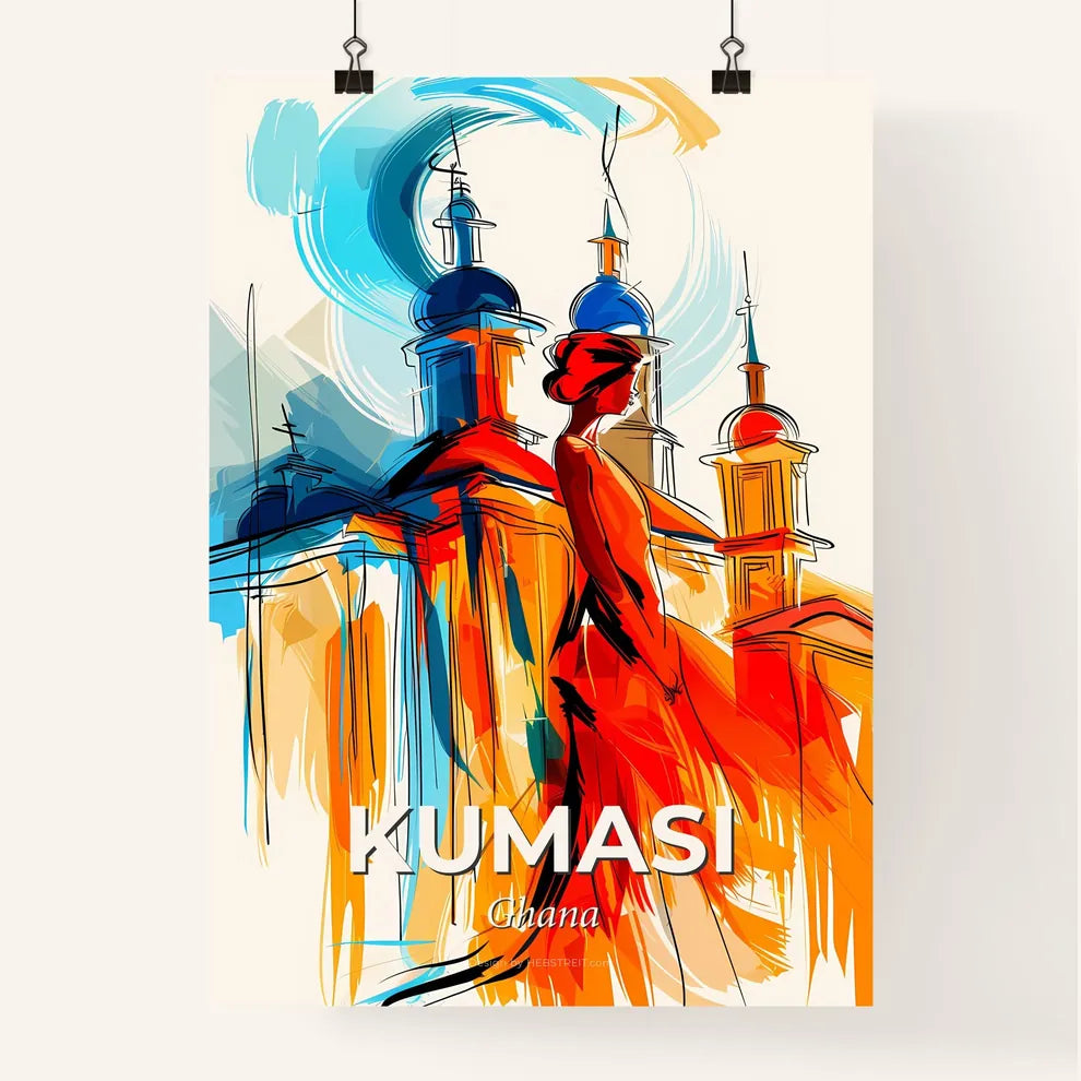 Vibrant Kumasi, Ghana Poster
