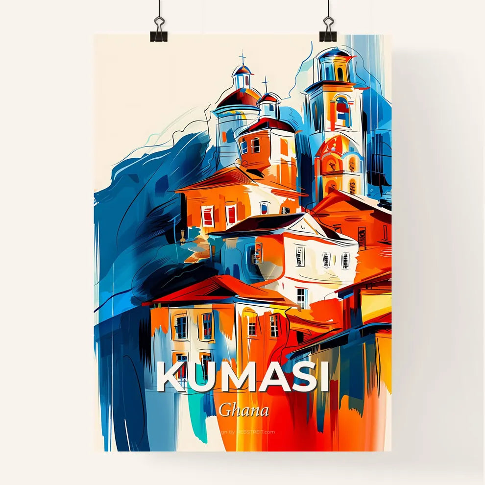 Vibrant Kumasi, Ghana Poster