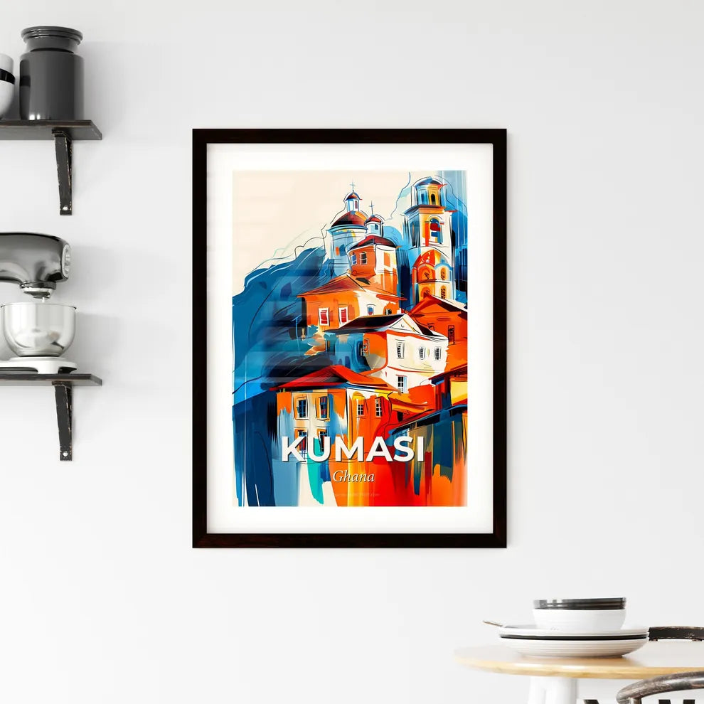 Vibrant Kumasi, Ghana Framed Print