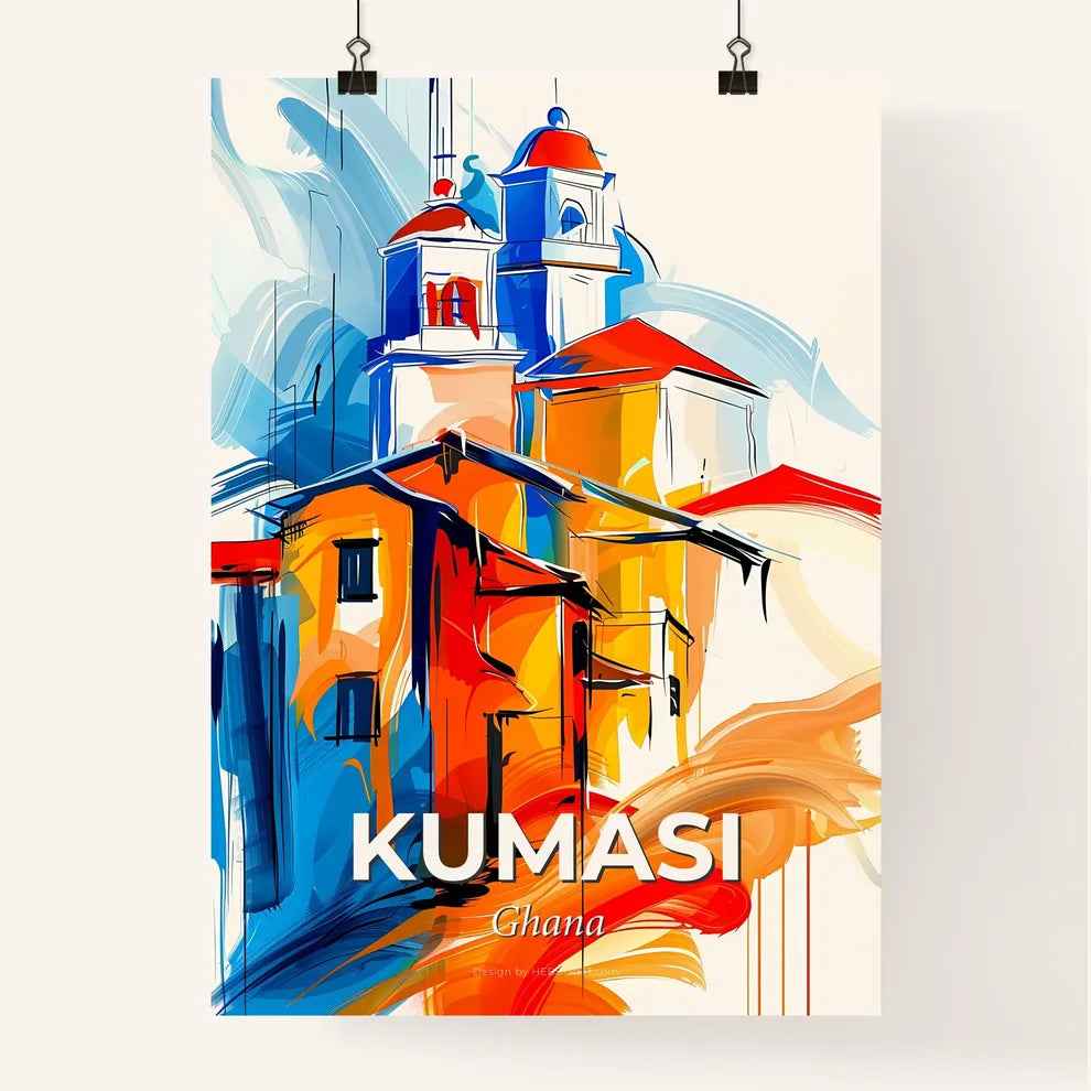 Vibrant Kumasi, Ghana Poster