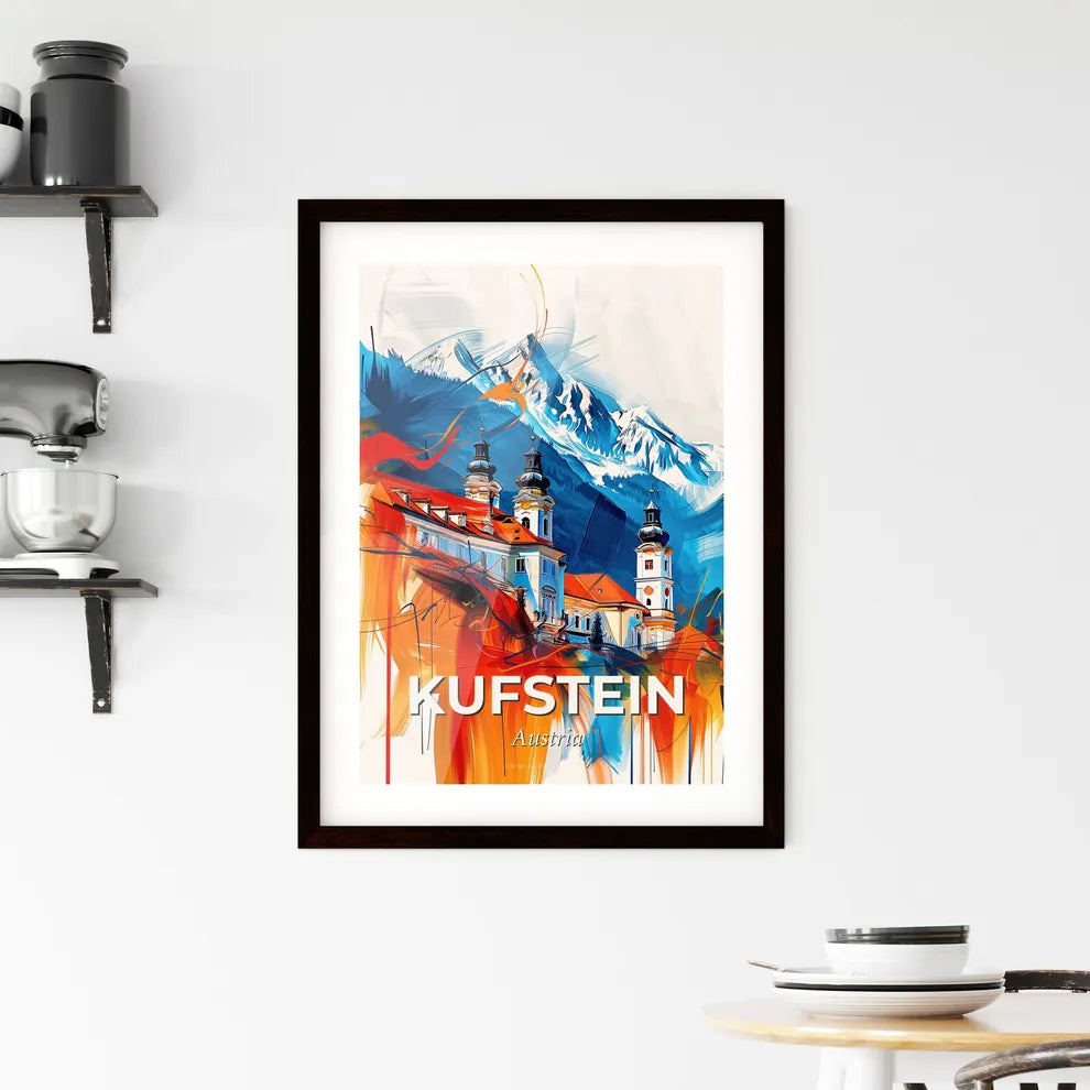 Vibrant Kufstein, Austria Framed Print