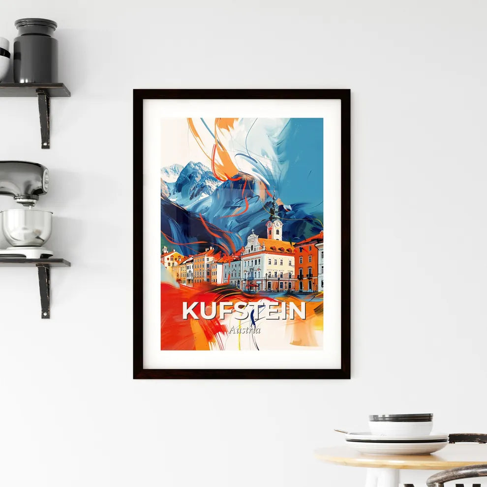 Vibrant Kufstein, Austria Framed Print