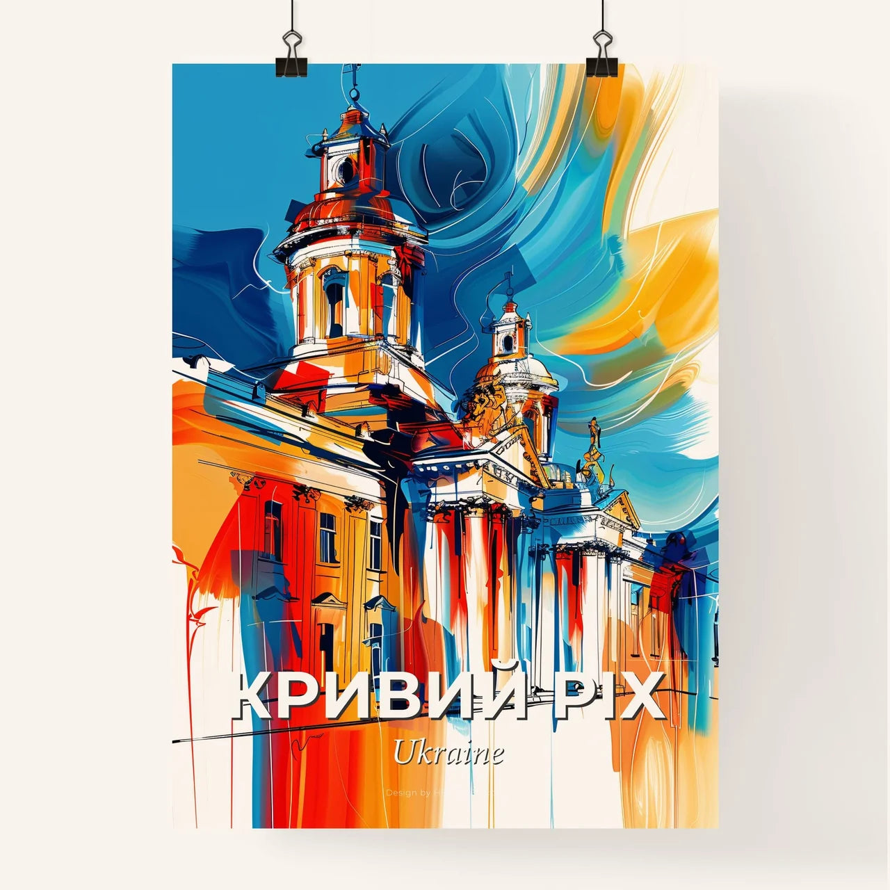Vibrant Кривий Ріх, Ukraine Poster