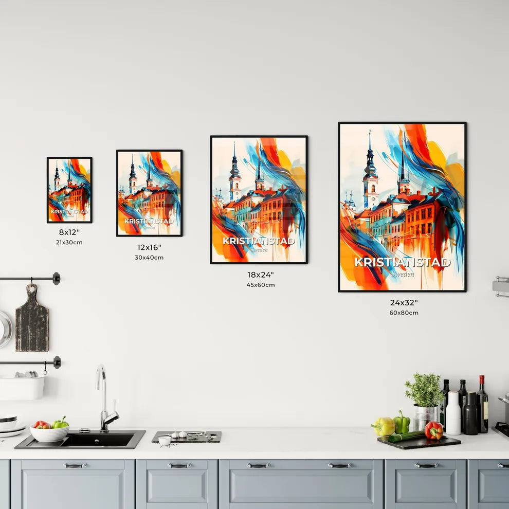 Vibrant Kristianstad, Sweden Kitchen Art