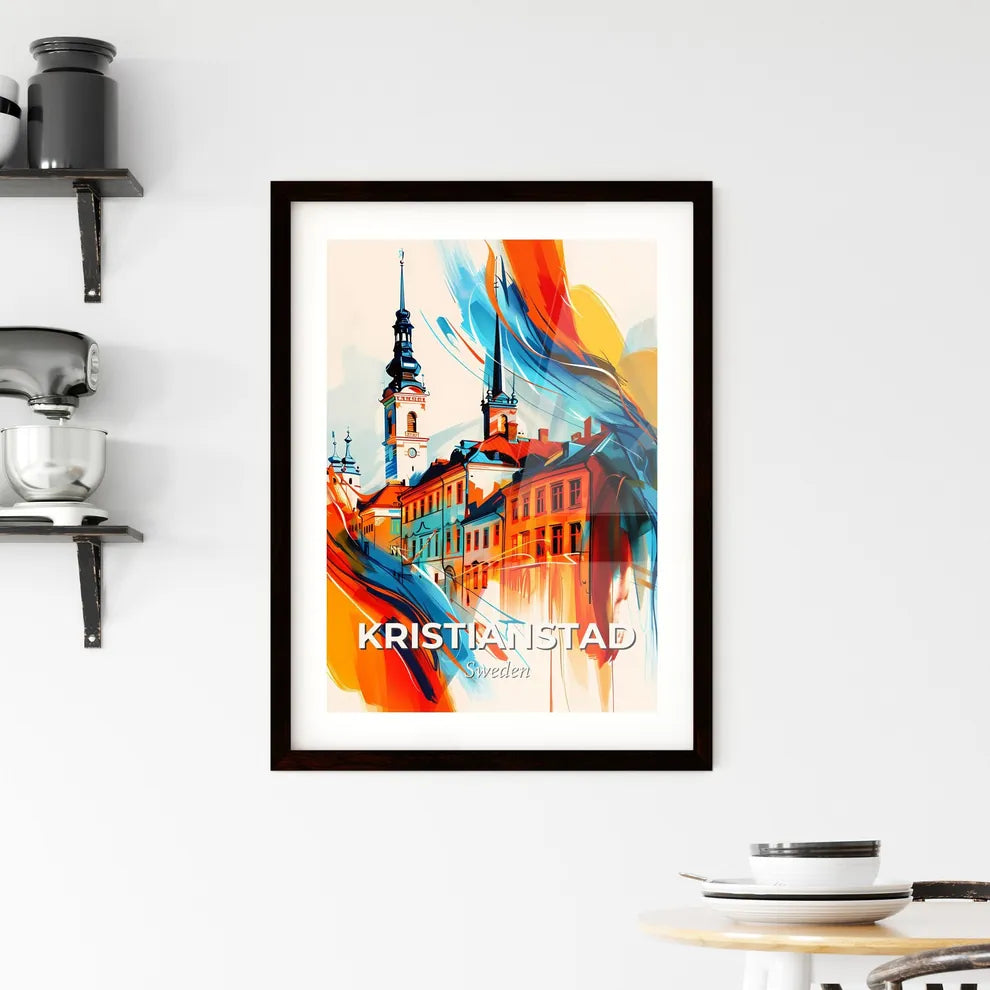 Vibrant Kristianstad, Sweden Framed Print