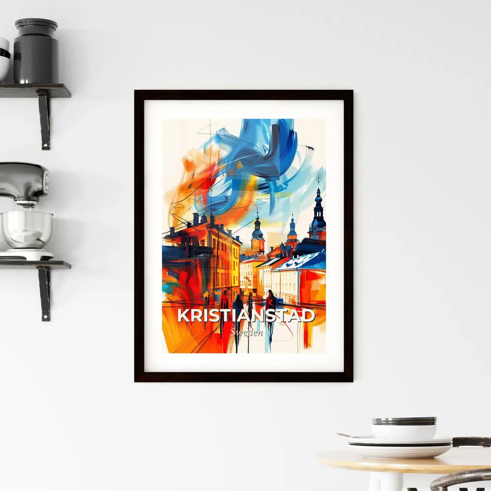 Vibrant Kristianstad, Sweden Framed Print