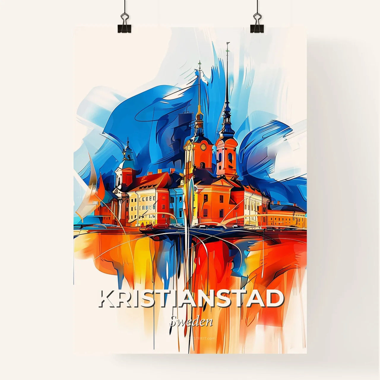 Vibrant Kristianstad, Sweden Poster