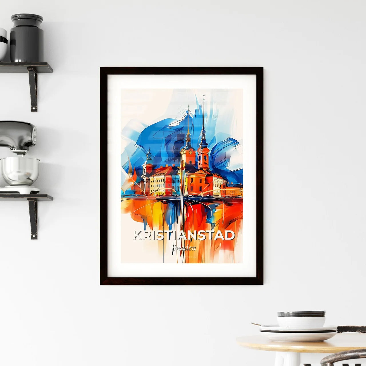 Vibrant Kristianstad, Sweden Framed Print