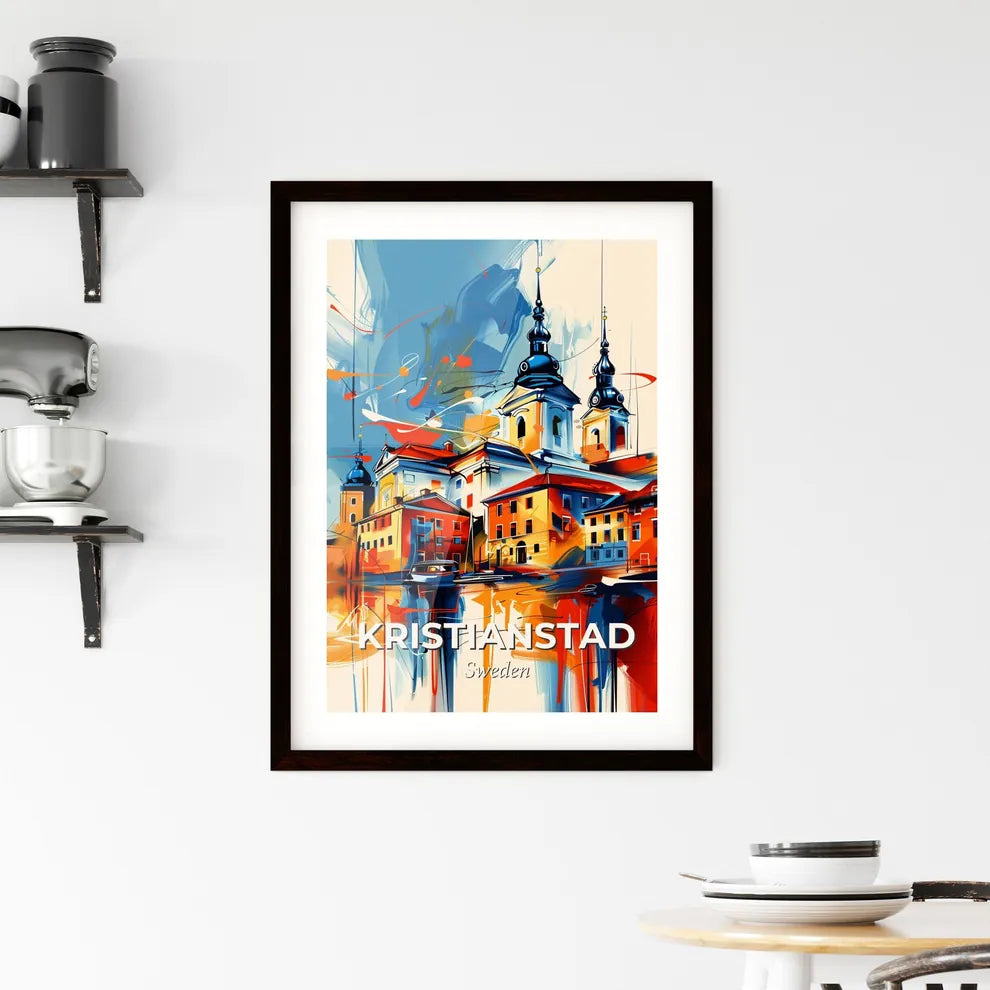 Vibrant Kristianstad, Sweden Framed Print