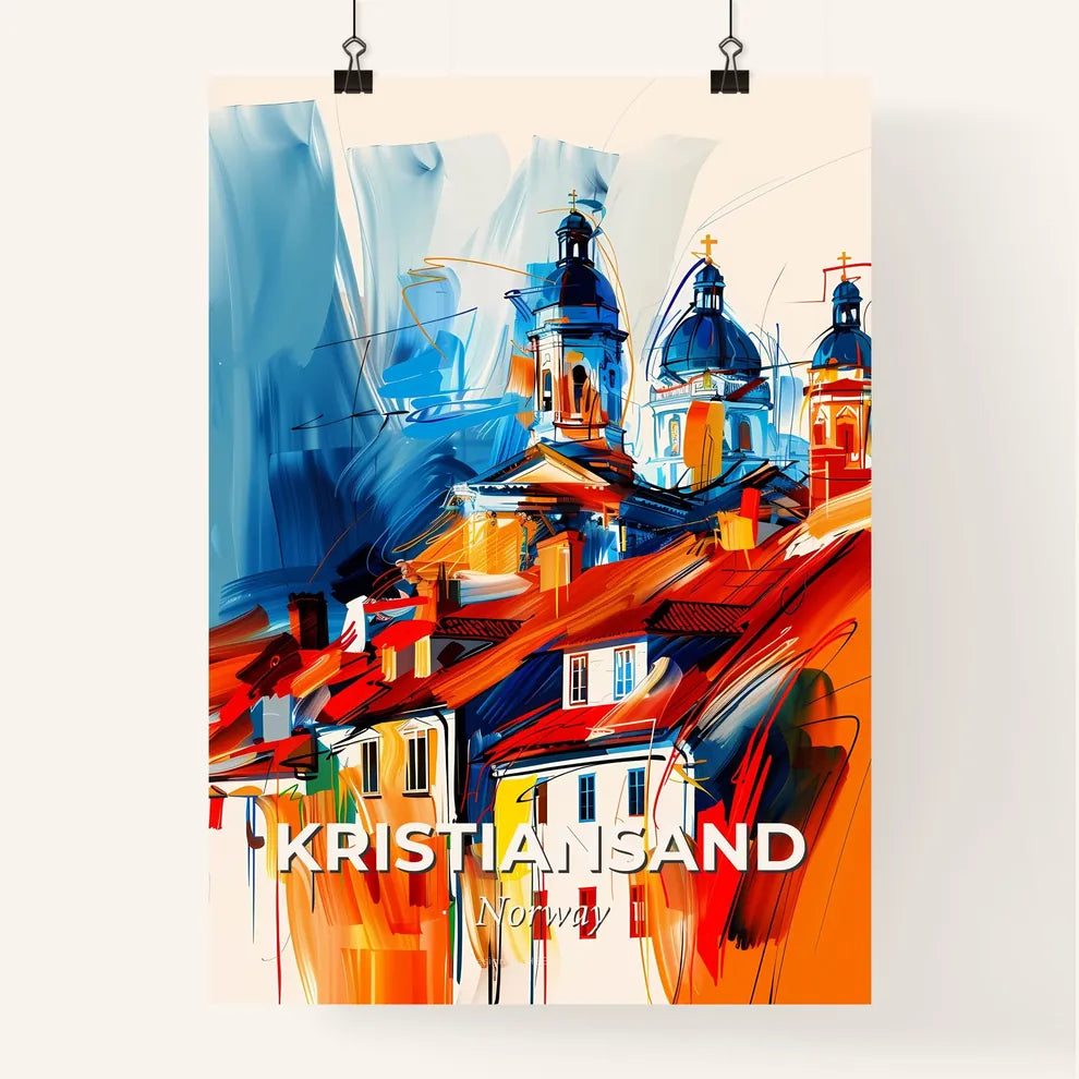 Vibrant Kristiansand, Norway Poster