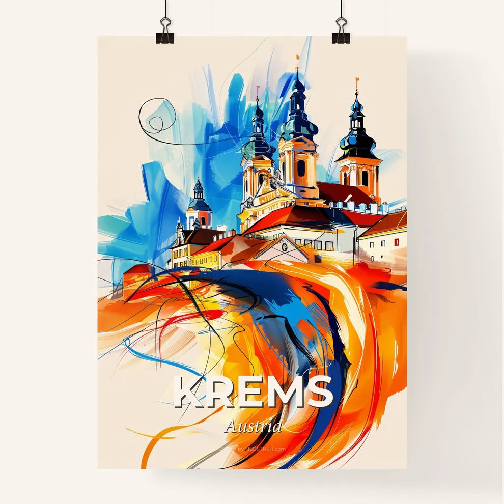 Vibrant Krems, Austria Poster